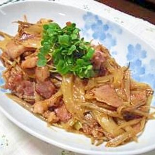 ごぼう豚肉セロリ